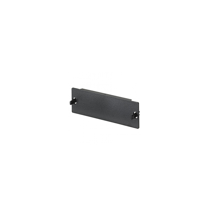 Placa Ciega FAP, Para Reservar Espacio de Uso Futuro en Paneles de Fibra Óptica, Color Negro