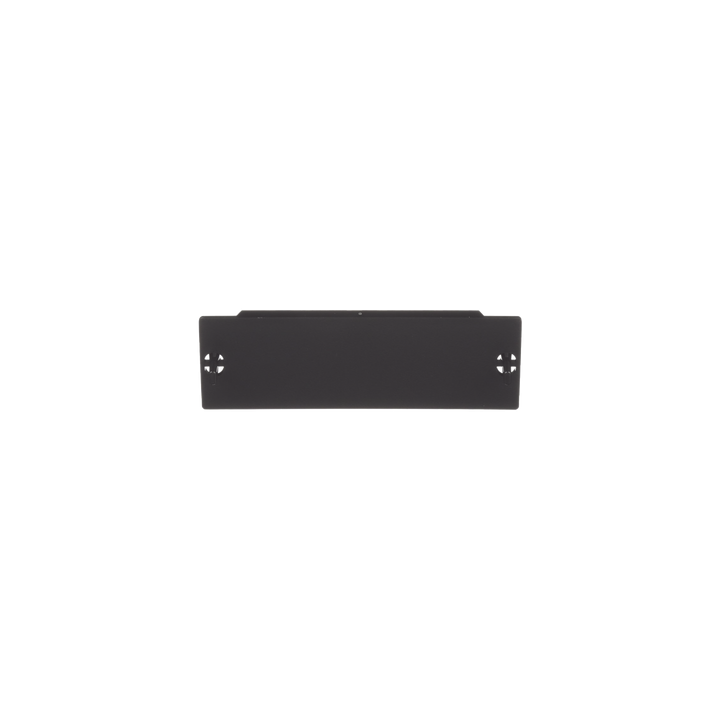 Placa Ciega FAP, Para Reservar Espacio de Uso Futuro en Paneles de Fibra Óptica, Color Negro