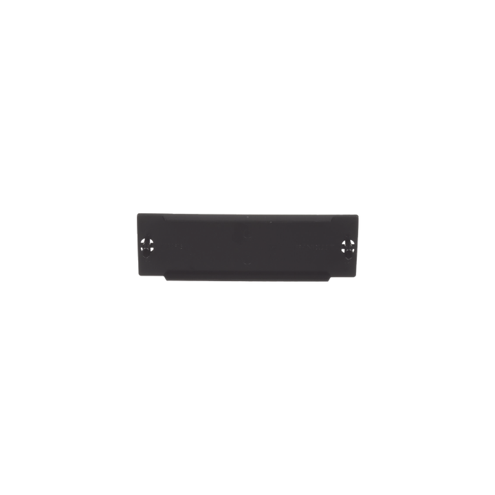 Placa Ciega FAP, Para Reservar Espacio de Uso Futuro en Paneles de Fibra Óptica, Color Negro