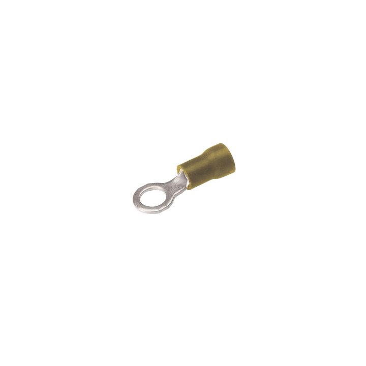 Zapata Terminal de Ojillo  para Tornillo 5/16 in (8 mm)/ Calibre 12-10 AWG / Con Aislamiento de Vinilo.