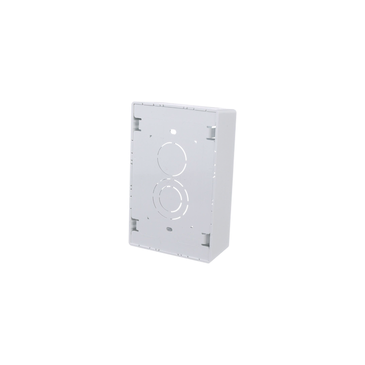 Caja de Pared Superficial, Uso Universal con Placas de Pared, con Cinta Adhesiva, Color Blanco
