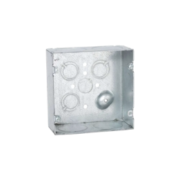 Caja Cuadrada 4 11/16 x 4 11/16"/ Profundidad 2- 1/8"/ Cuenta con 6 Entrada de 1 1/4"/ 1 Entrada de 1/2" / 3 TKO