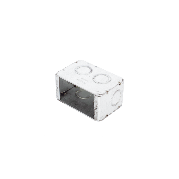 Caja (Chalupa) Multigang de 1 Gang/ Profundidad de 2-1/2 Pulgadas (6.35 cm)/ 8 TKO (1/2 y 3/4).