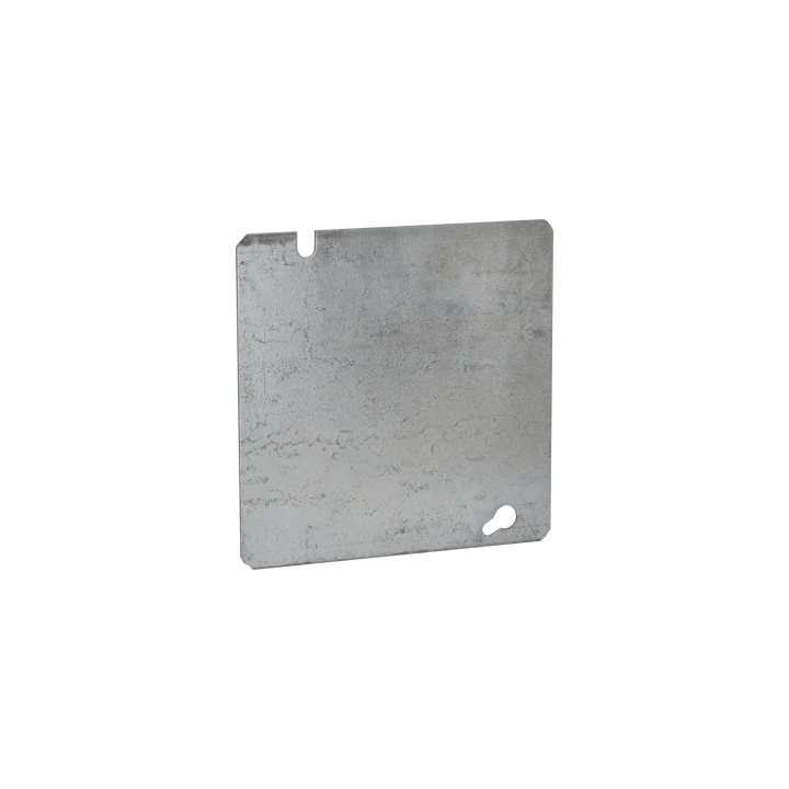 Tapa Cuadrada Ciega de  Acero Galvanizado de 4 11/16".