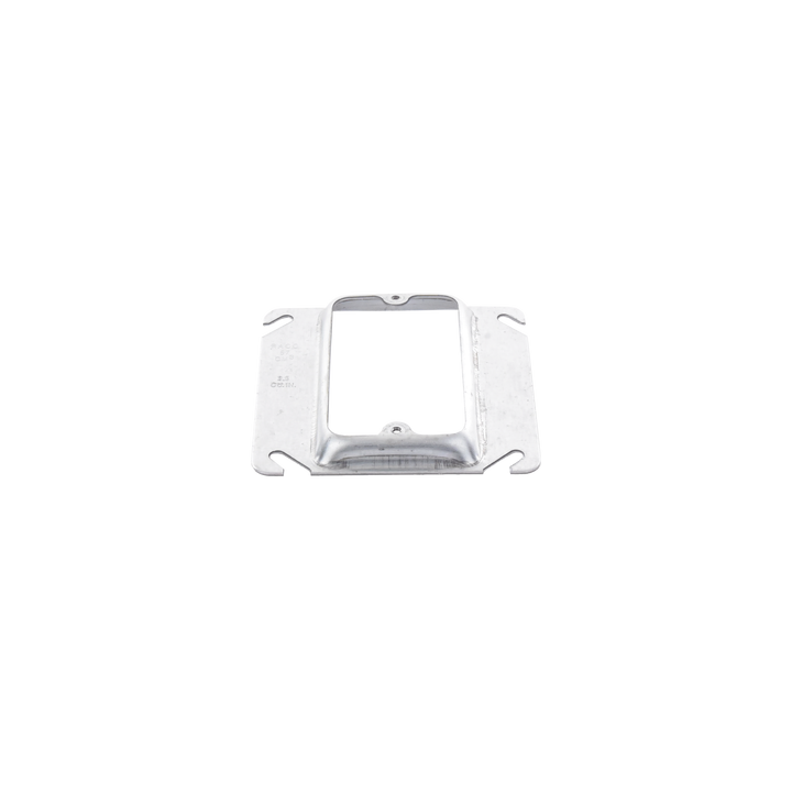Sobretapa Cuadrada Galvanizada  de 4", realce de 1/2".