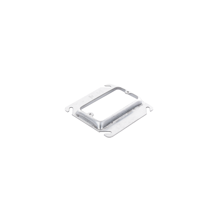 Sobretapa Cuadrada Galvanizada  de 4", realce de 1/2".