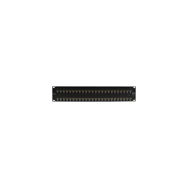 Patch Panel Ultramax. UTP, Precargado con Jacks Cat6, 48 Puertos, Plano, 2U