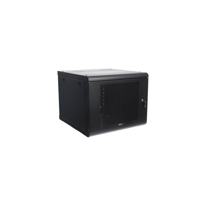 Gabinete de Pared con Puerta Perforada, 635mm de Profundidad, 9U Rack de 19 in, Acero Reforzado