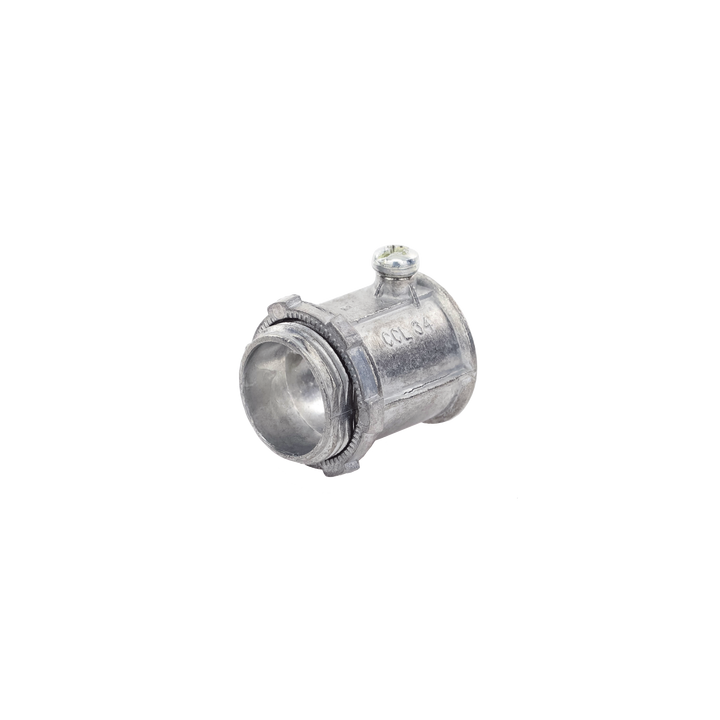 Conector de 3/4" para Tubo Pared Delgada con Tornillos Opresores.