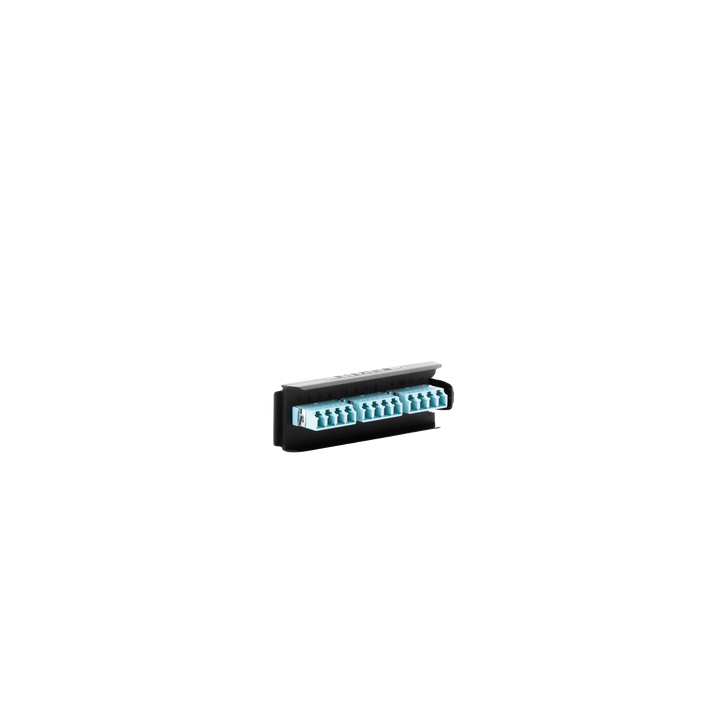 Placa Acopladora LightVerse, 6 Conectores Dúplex LC/UPC, Acepta hasta 12 Fibras Multimodo OM3 y OM4 (No Shuttered)