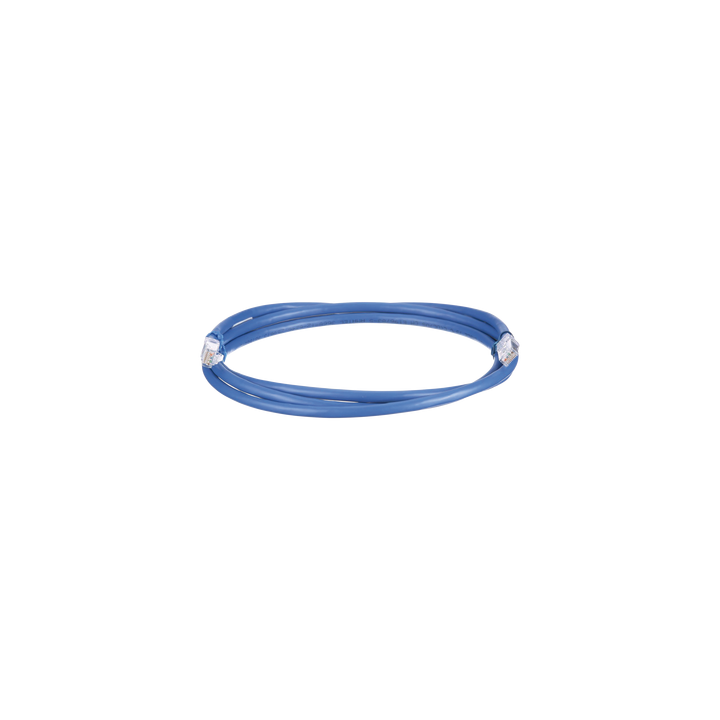 Cable de Parcheo UTP, Cat6A, 24 AWG, CM, Color Azul, 6.1 Metros (20 Pies)