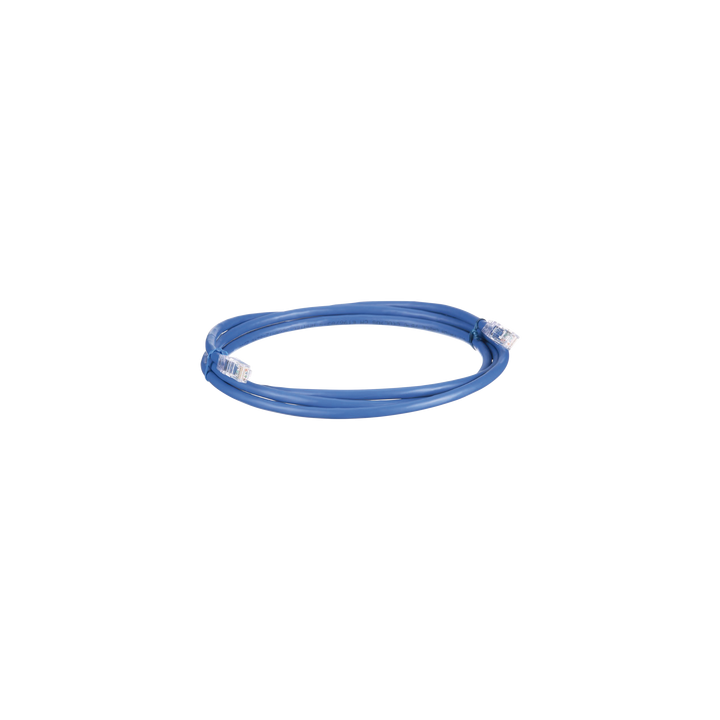Cable de Parcheo UTP, Cat6A, 24 AWG, CM, Color Azul, 6.1 Metros (20 Pies)
