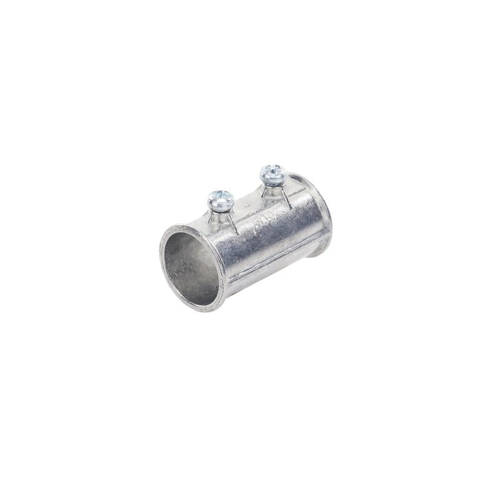 Cople de 3/4" para Tubo Pared Delgada con Tornillos Opresores.