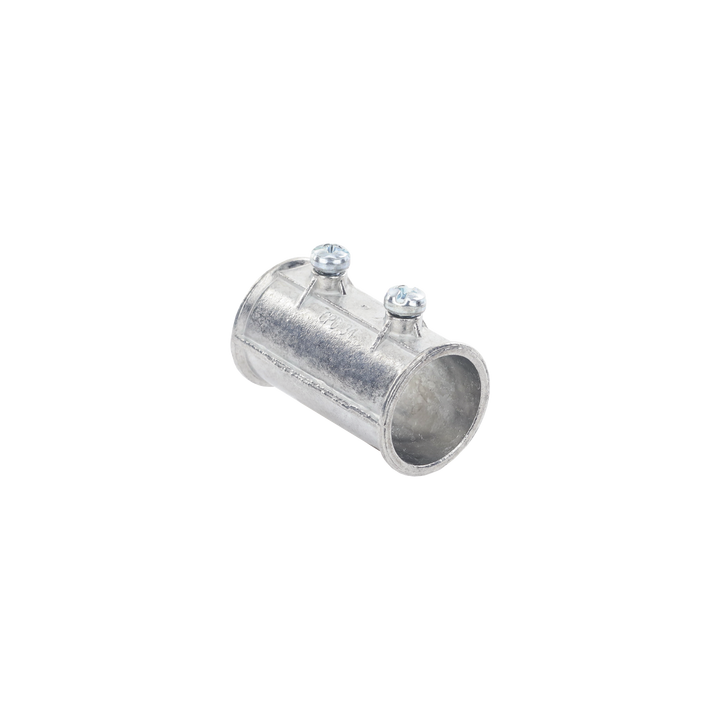 Cople de 3/4" para Tubo Pared Delgada con Tornillos Opresores.