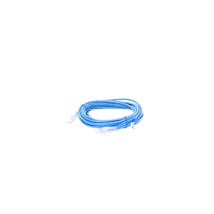 Cable de Parcheo Slim UTP Cat6A - 3 Metros (9.84 Pies) Azul, Diámetro Reducido (28 AWG)