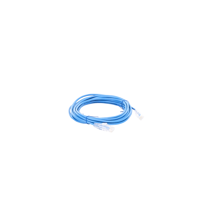 Cable de Parcheo Slim UTP Cat6A - 3 Metros (9.84 Pies) Azul, Diámetro Reducido (28 AWG)