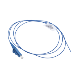 Pigtail de Fibra Óptica LC Simplex, Monomodo OS2 9/125, 900um, Color Azul, 1 Metro (3.28 Pies)