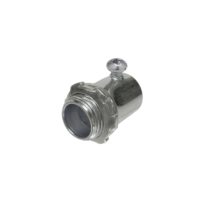 Conector de 3/4" (19 mm) para Pared Delgada con Tornillo.