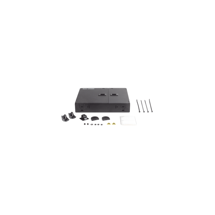 Caja de Conexión de Fibra Óptica, Para Montaje en Pared, Acepta 2 Placas FAP o FMP, Hasta 48 Fibras, Color Negro