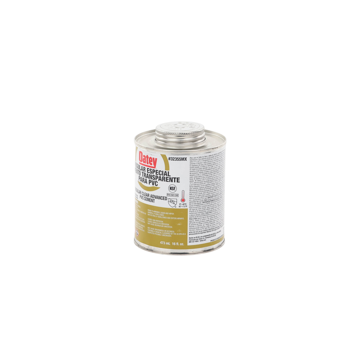 Pegamento / Cemento Claro de 473 ml para Tubo Conduit PVC Pesado.