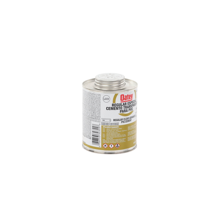 Pegamento / Cemento Claro de 473 ml para Tubo Conduit PVC Pesado.