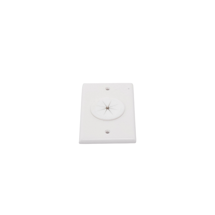 Placa de Pared, con Orificio y Grommet, Ideal para Pasar Cables