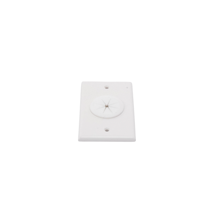Placa de Pared, con Orificio y Grommet, Ideal para Pasar Cables