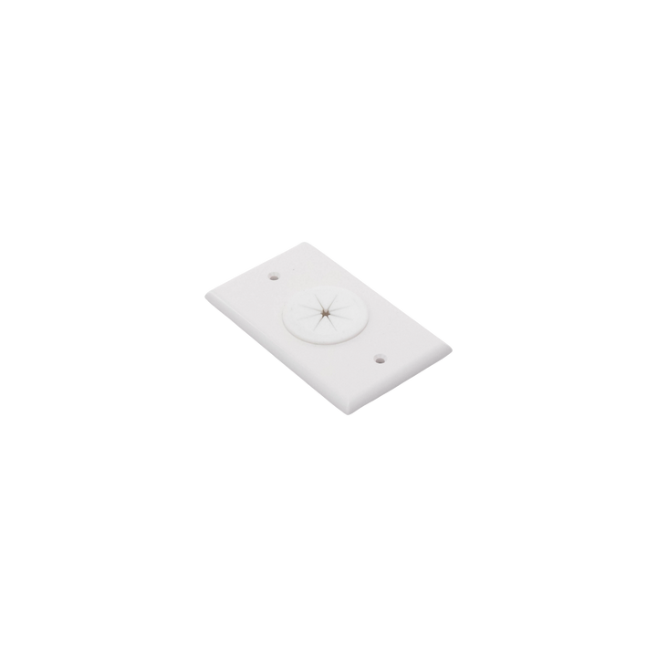 Placa de Pared, con Orificio y Grommet, Ideal para Pasar Cables