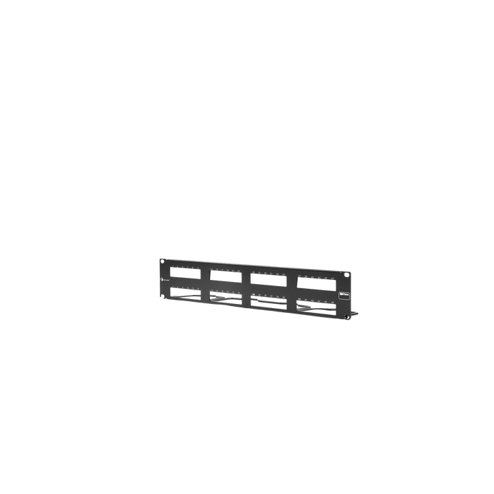 PATCH PANEL MAX VACIO ID VERTICAL UTP 48 PTOS PLANO 2U NEGRO