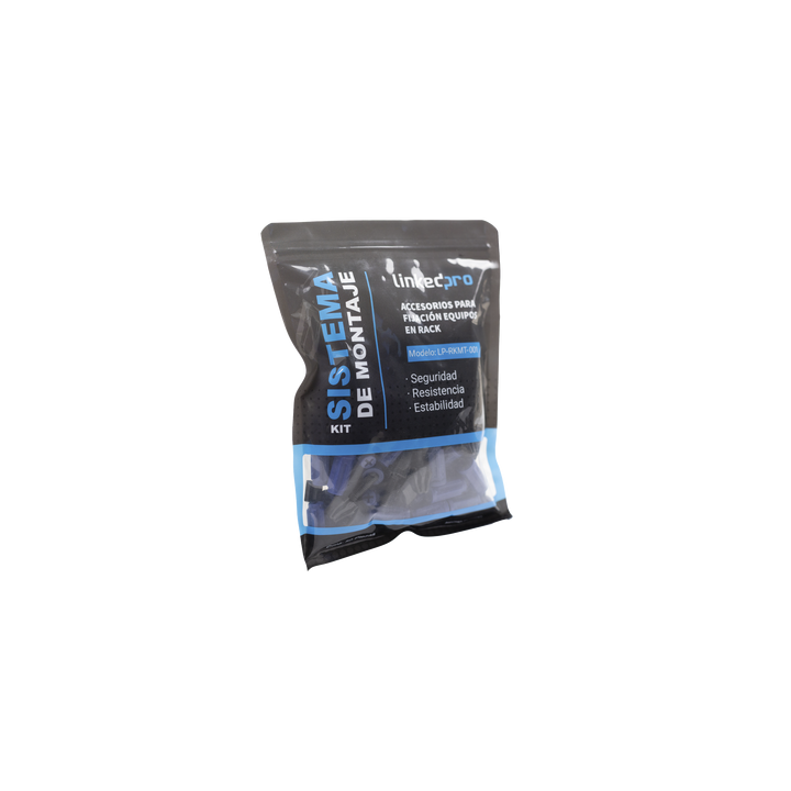Kit de Montaje Rápido para Equipos en Rack / No más Tuercas Enjauladas / Soporta hasta 50 kg (50 Piezas)