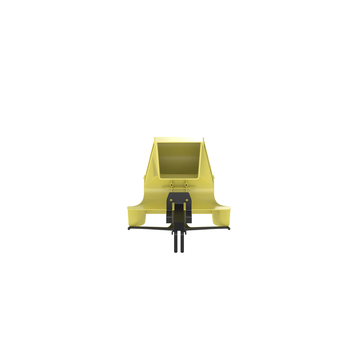 Bajada Para Canaleta FiberRunner™, Uso con Medidas 4x4, 6X4, 12X4, o 24X12, Con Reducción a 4X4, Color Amarillo