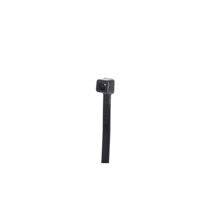 Cincho de Nylon 6.6 StrongHold™, 188mm largo x 4.8mm ancho, Color Negro, Exterior Resistente a Rayos UV, Paquete de