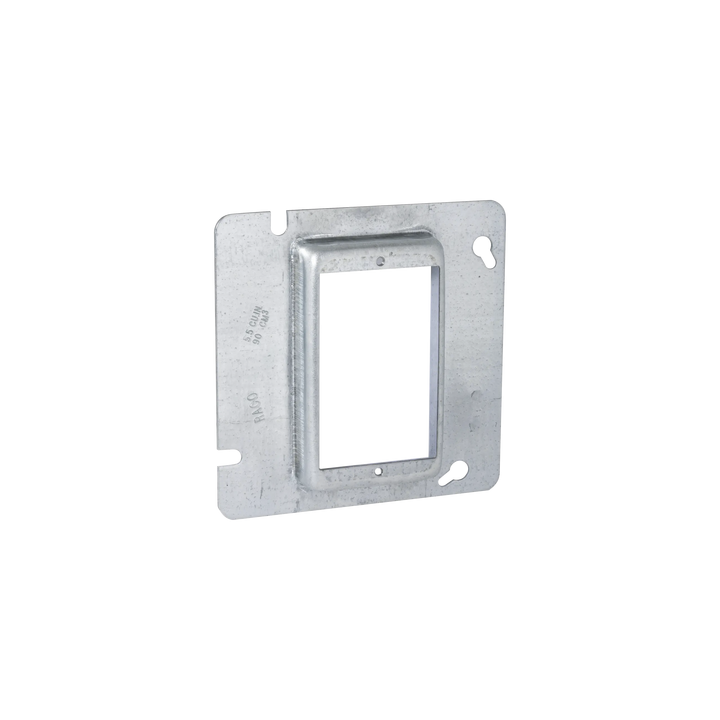 Sobretapa Cuadrada Galvanizada para Caja de 4 11-16" / Realce de 3/4".
