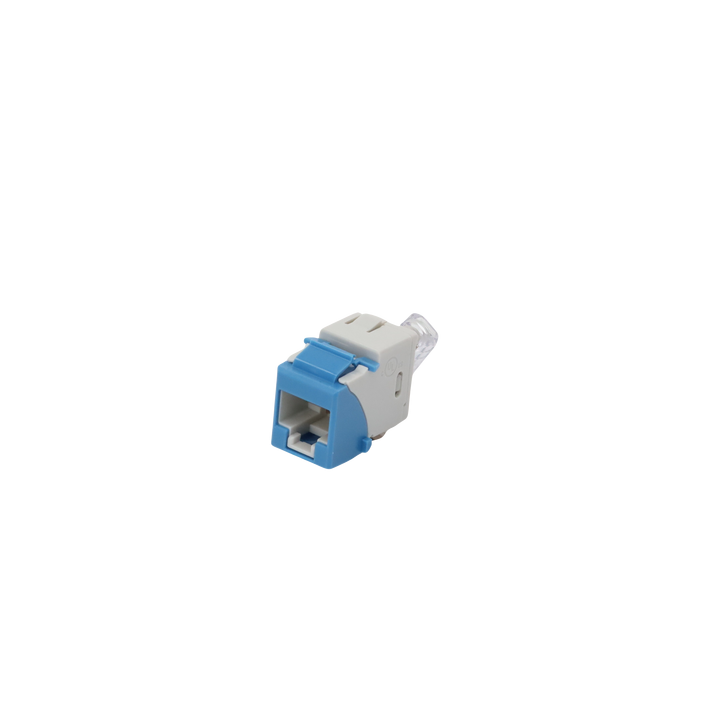 Jack UltraMAX Cat6, UTP, Tipo Keystone, Color Azul, Punch Down