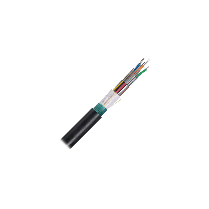 Cable de Fibra Óptica 6 Hilos, OSP (Planta Externa), Armada, MDPE (Polietileno de Media Densidad), Multimodo OM3