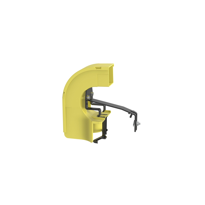 Bajada Para Canaleta FiberRunner™, Uso con Medidas 4x4, 6X4, 12X4, o 24X12, Con Reducción a 2X2, Color Amarillo