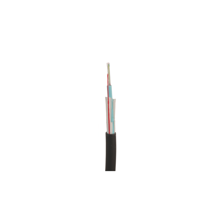 Cable de Fibra Óptica de 12 Hilos, Multimodo OM4 50/125 Optimizada, Interior/Exterior, Loose Tube 250um, No Conductiva
