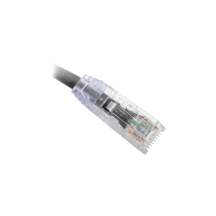 Cable de Parcheo TX6, UTP Cat6, 24 AWG, CM, Color Negro, 0.3 Metros (1 Pie)