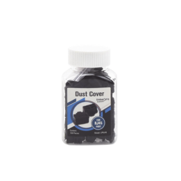 Bote con 100 Protectores Anti-Polvo para Puerto RJ45 Color Negro