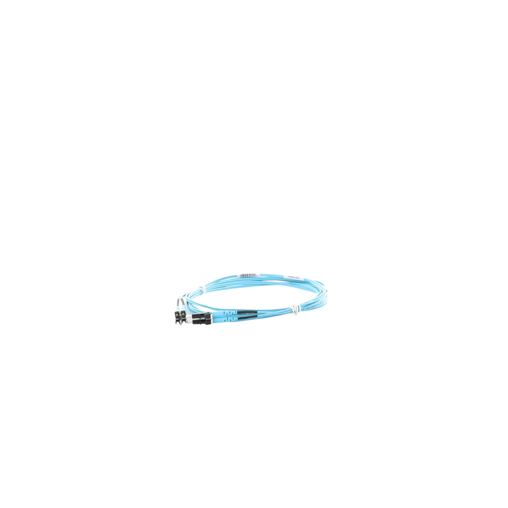 Jumper de Fibra Optica Multimodo 50/125 OM3, LC-LC Duplex, OFNR (Riser), Color Aqua, 3 Metros (9.84 Pies)