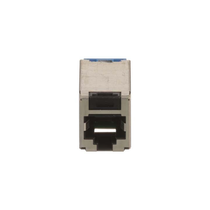 Conector Jack RJ45 Blindado, Estilo TG, Mini-Com, Categoría 6A, de 8 Posiciones y 8 Cables, Color Negro