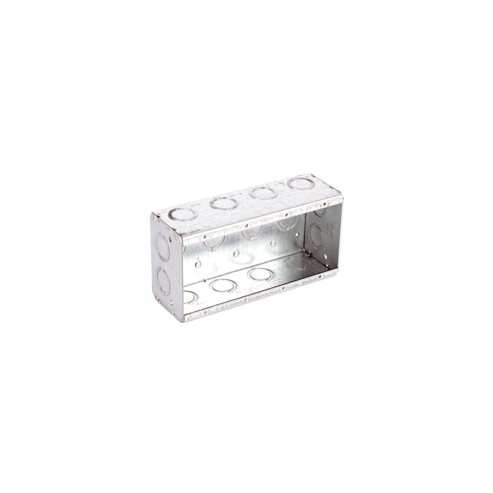 Caja Multigang de 4 Gangs,/ Profundidad de 2-1/2"/ 20 TKO (1/2"- 3/4").