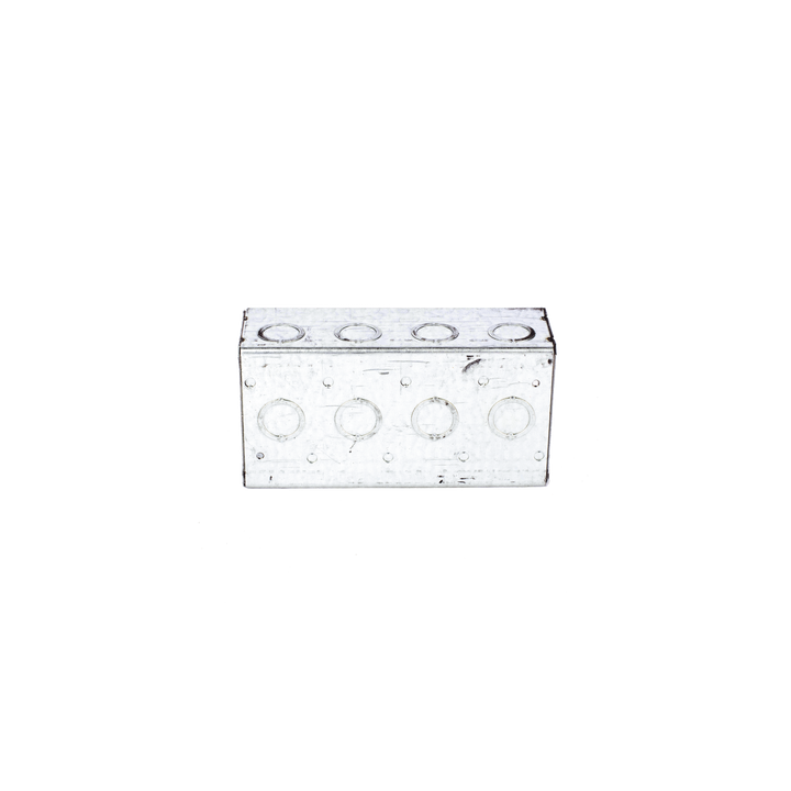 Caja Multigang de 4 Gangs,/ Profundidad de 2-1/2"/ 20 TKO (1/2"- 3/4").