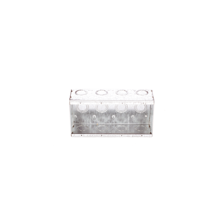 Caja Multigang de 4 Gangs,/ Profundidad de 2-1/2"/ 20 TKO (1/2"- 3/4").
