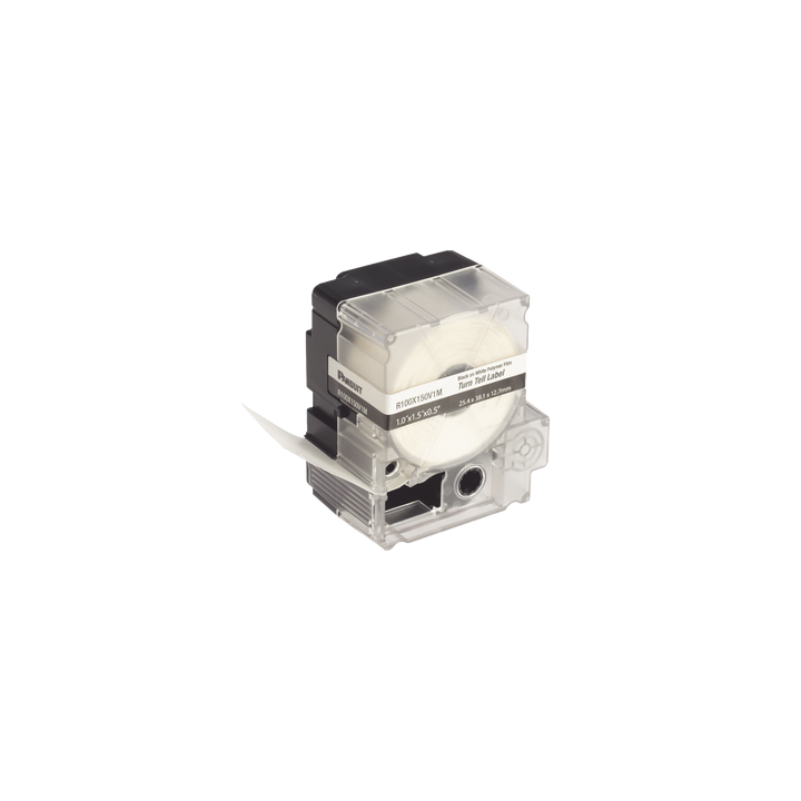 Casete de 100 Etiquetas Autolaminadas Turn-Tell, con Rotación para Mejor Visibilidad, para Cables de Redes de Cobre o
