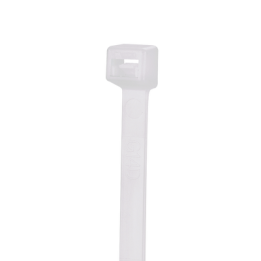 Cincho de Nylon 6.6 StrongHold™, 200mm largo x 2.5mm ancho, Color Natural, Plenum, Paquete de 100pz