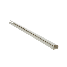 Canaleta LD10 de PVC rígido, con cinta adhesiva para instalación sin herramientas, de 38.4 x 24 x 3048 mm, Color