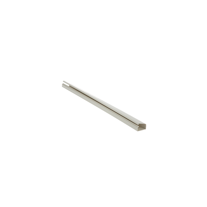 Canaleta LD10 de PVC rígido, con cinta adhesiva para instalación sin herramientas, de 38.4 x 24 x 3048 mm, Color