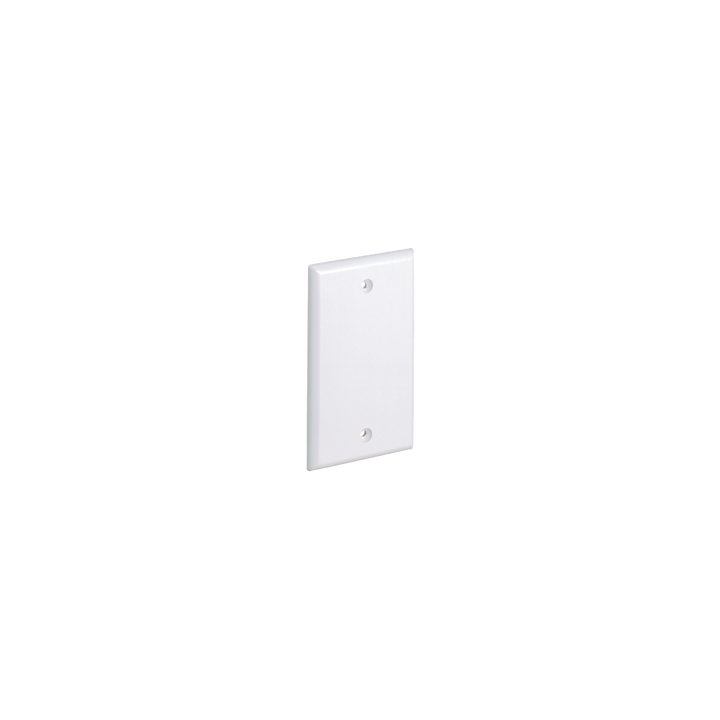 Placa de Pared Ciega Universal, Color Blanco
