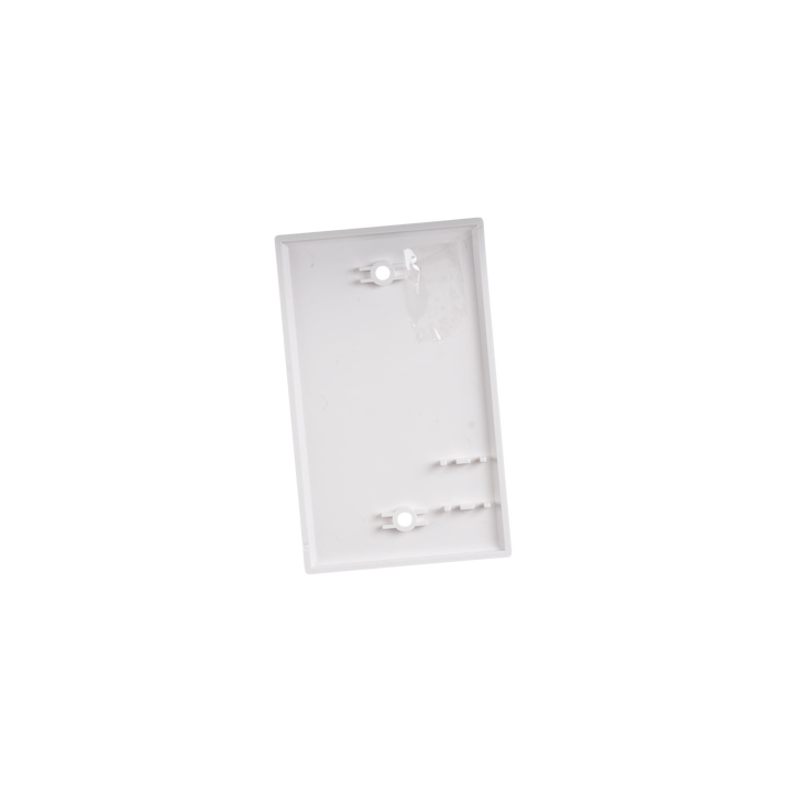 Placa de Pared Ciega Universal, Color Blanco